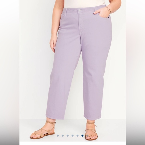 NWT Old Navy High Waisted Loose Jeans - Picture 6 of 9